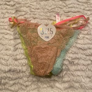 New VS 3 piece thongs